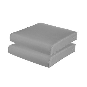 Aoodor Outdoor Chair Cushion, Fade-resistant Polyester, Removable Cover with Hidden Zipper,  Set of 2 - 1 of 4