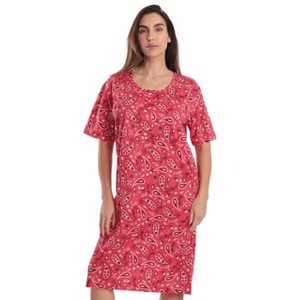Just Love Short Sleeve Nightgown Sleep Dress for Women Sleepwear - 1 of 3