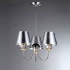 22" x 24" x 29" Leto Chrome Chandelier Silver - Warehouse of Tiffany - 3 of 4