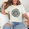 Simply Sage Market Women's Sunflowers Short Sleeve Graphic Tee - image 2 of 4