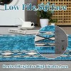 Washable Modern Area Rug – Thin, Reversible, Low Pile Bordered Carpet for Living Room, Bedroom, Dining Room - 4 of 4