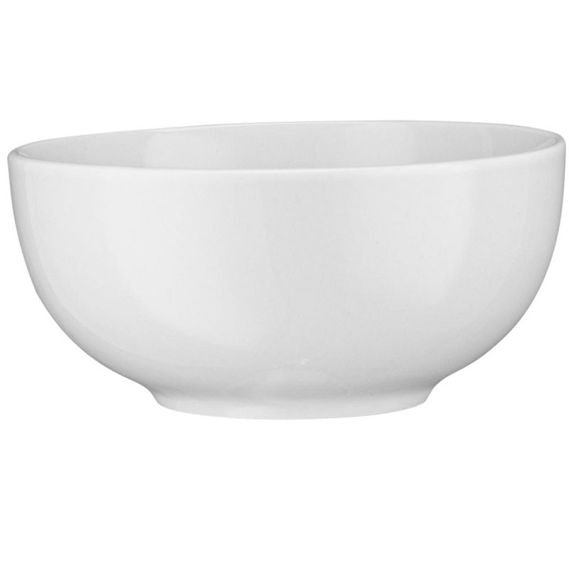 Kook Ceramic Cereal Bowl, Set of 6, 24 Oz ,White, 3 of 6