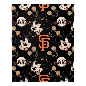MLB San Francisco Giants Mickey Silk Touch Throw Blanket and Hugger - 1 of 3