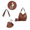 MKF Collection Ashley Vegan Leather Women’s Hobo Shoulder Bag with Wristlet Wallet by Mia K - 4 of 4