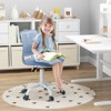 Infans Kids Desk Chair Ergonomic Swivel Children Mesh Study Height Adjustable Blue - 4 of 4