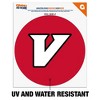 University of Virginia's College at Wise Primary Logo Automotive Car Window Locker Circle Bumper Sticker - 2 of 4