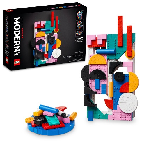 LEGO Art Modern Art Abstract Wall Art Building Kit 31210