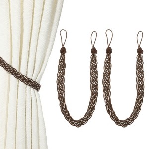 Unique Bargains Braided Polyester Elegant Design Durable Curtain Tiebacks - 1 of 4
