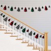 Big Dot of Happiness Holiday Plaid Trees - Buffalo Plaid Christmas Party DIY Decorations - Clothespin Garland Banner - 44 Pc - 2 of 4