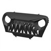 AMERICAN MODIFIED AMJPCA00105 Shark Grille for 1997 to 2006 Jeep WranglerTJ/LJ, Matte Black - 2 of 4