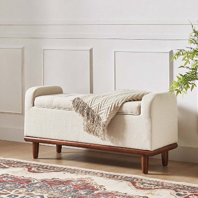 Edgaro Upholstered Storage Bench for Bedroom| ARTFUL LIVING DESIGN