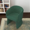 ROOMTEC Accent Arm Chair, Minimalist Style Leisure Backrest Chair, Living Room Barrel Chair, for Bedroom, Office - 2 of 4
