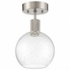 Access Lighting Port Nine 1 - Light Flush Mount in  Brushed Steel - 4 of 4