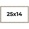 PosterPalooza | Classic Modern Silver Picture Frame - UV Acrylic, Backing Board, Hanging Hardware Included - 2 of 4