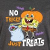Women's SpongeBob SquarePants No Tricks Just Treats Graphic T-shirt Dress - Heather Charcoal - Large - 2 of 4