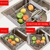 LunaLulinlk Expandable Dish Drying Rack Over The Sink Dish Basket Drainer with Telescopic Arms Functional Kitchen Sink Organizer - 3 of 4