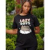 Ripple Junction x Pusheen The Cat Junior's Lazy Days Loose Fit Black - 2 of 2