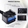 Fiber Fusion Splicer FL-118 with 6 Motors Core Alignment, Fiber Optical Fusion Splicer with 7s Splicing & 12s Heating, Loss 0.01db, 5" LCD Screen - 2 of 4
