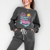 Simply Sage Market Summer Lovin' Flamingo Lightweight Garment Dyed Sweatshirt - 2 of 4