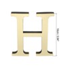 Unique Bargains Self-Adhesive Letter Acrylic Alphabet Mirror Wall Stickers - 2 of 4