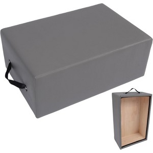 Pilates Reformer Box 24.4x16.9x9 in, Portable Sitting Box for Home Gym, Studio,Posture Correction, Rehabilitation,Stretching, Core & Balance Training - 1 of 4