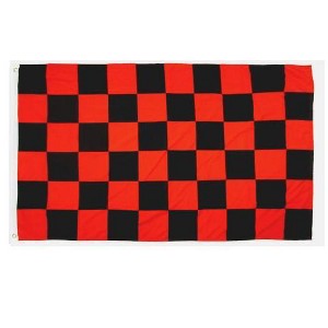 Maison 3'x5' ft Checkered Poly Flag For Indoor & Outdoor Use - Great For Race Day!! - Available In Different Bold Colors - 1 of 3
