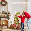 Tangkula Whimsical Christmas Tree Pre-Lit Artificial Holiday Tree w/ Bendable Top - 4 of 4