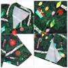 Halloween Men's Floral Print Button-Down Shirt Men's Hawaiian Floral Shirts Tropical Holiday Beach Shirt - 4 of 4