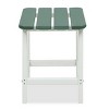 Aoodor Outdoor Side Table, Square Adirondack Patio End Table for Patio, Pool, Porch - 3 of 4