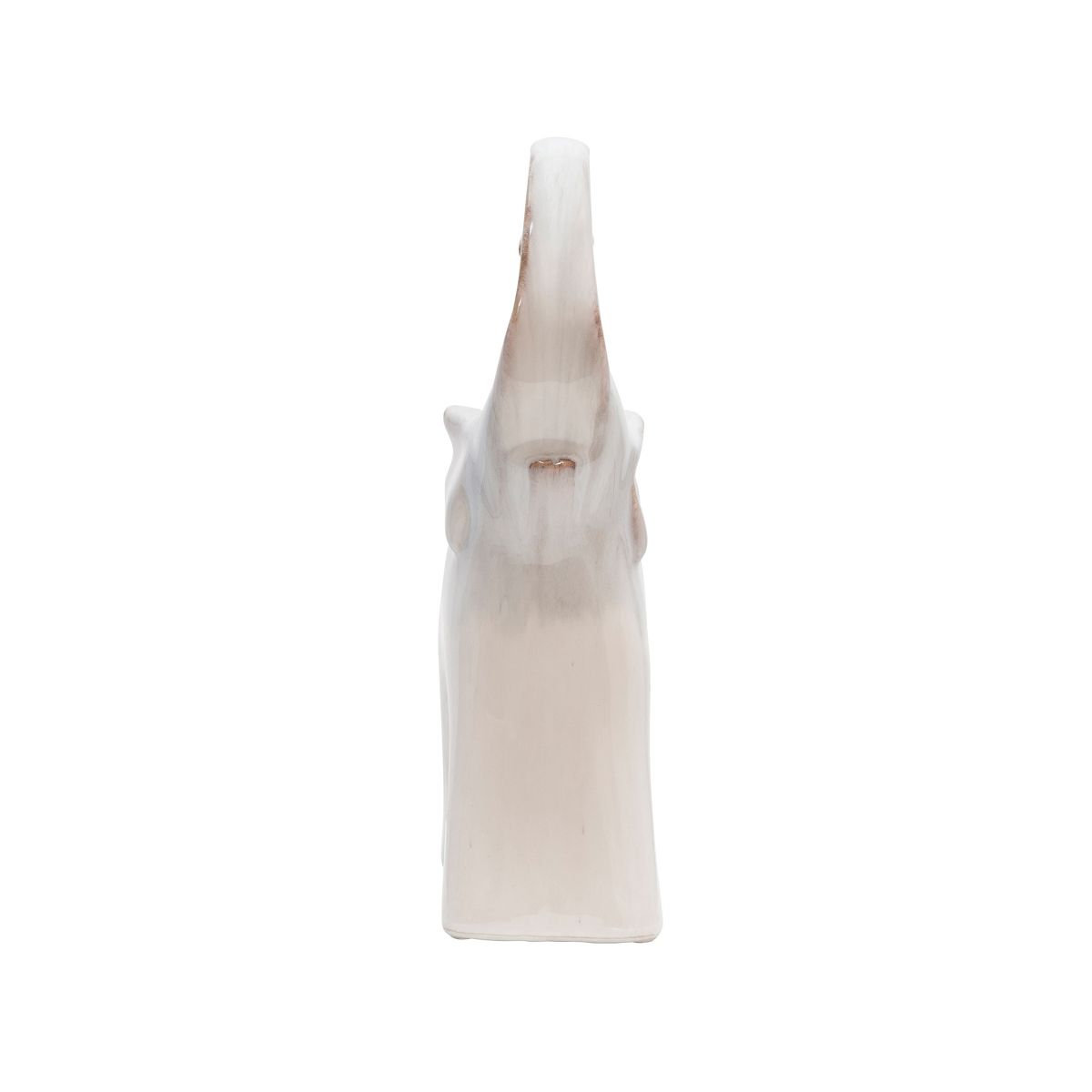 Sagebrook Home 11" Ceramic Elephant Sculpture - Contemporary Elephant Statue for Home or Office Decor - thumbnail 8