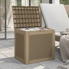 Garden Storage Box Light Brown Polypropylene 31.2 Gal Capacity - 3 of 4