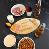 Pavilion Gift Company - Family Friends Football - Bamboo Serving Board Set - Serving Sets - 3 of 4