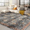 Coucheta Area Rug Multiple Sizes & Color Available - Washable Vintage with Non-Slip Backing, Stain Resistant Soft Carpet for Living Room, Bedroom - 2 of 4