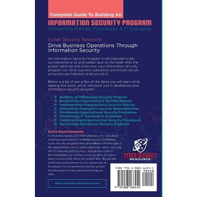 Complete Guide to Building an Information Security Program - by  David Rauschendorfer (Paperback)