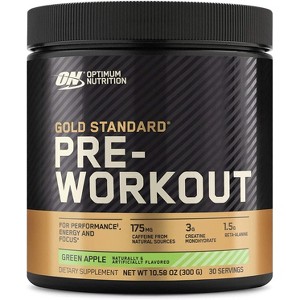 Optimum Nutrition, Gold Standard Pre Workout, Green Apple, 10.58 oz, 30 Servings - 1 of 4
