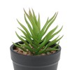 Unique Bargains Artificial Plants Plastic Green 2.76"x2.76"x3.54" 1 Pcs - 4 of 4