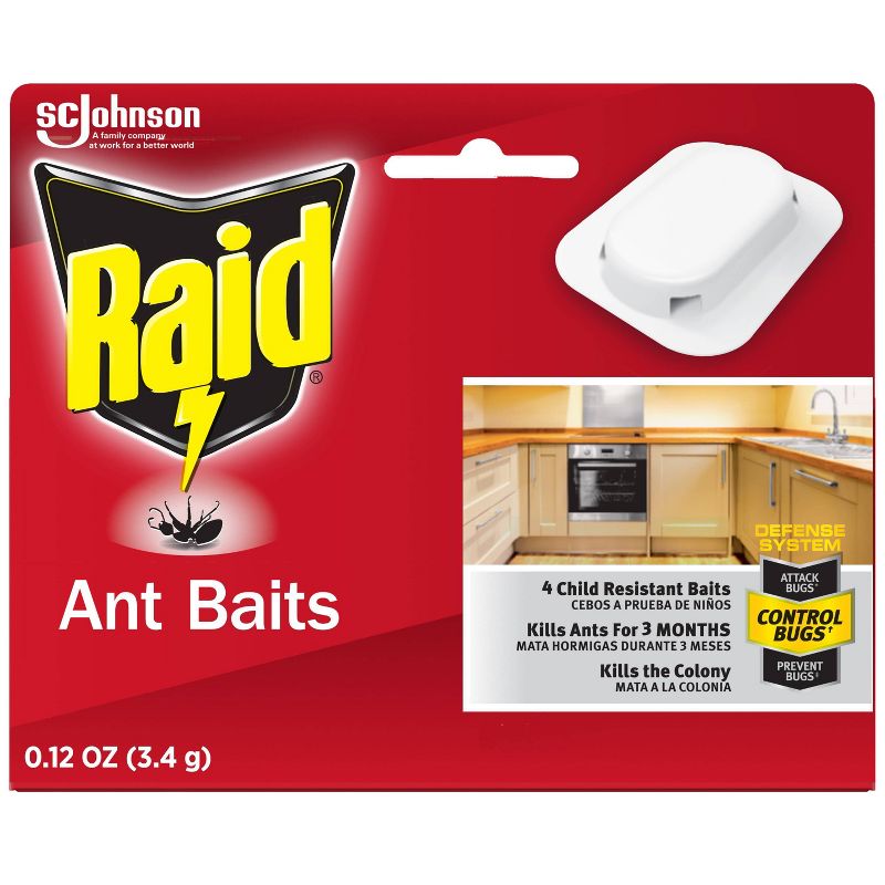 Raid Ant Baits - 0.12oz/4ct, 1 of 6