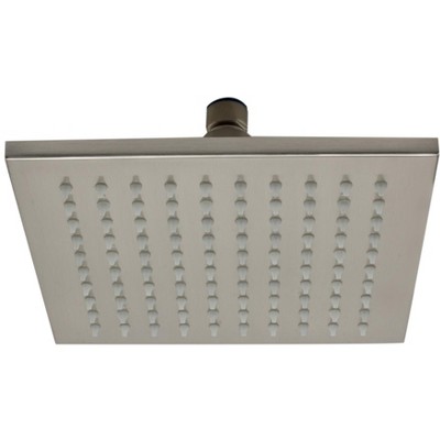 ALFI LED8S-BN Brushed Nickel 8Inch Square Multi Color LED Rain Shower Head