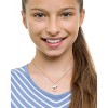 Peanuts Snoopy Silver Plated Holding Heart Pendant, 16+2" Chain - 2 of 4
