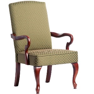 NicBex Jacquard Diamond Fabric Accent Chair,Upholstered Living Room Chairs with High Backrest,Gooseneck Armchair,Accent Chairs for Living Room - 1 of 4