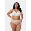 Curvy Couture  Women's Cotton Luxe Unlined Wireless Bra - 3 of 4