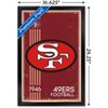 Trends International Nfl San Francisco 49ers - Champions 23 Framed Wall  Poster Prints White Framed Version 14.725 X 22.375 : Target