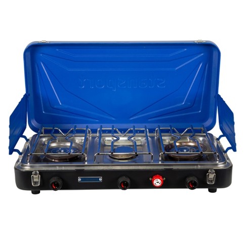 Single Burner Propane Stove 10,000 BTU, Stainless Steel Portable