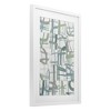 Stupell Industries Contemporary Linear Harmony Framed Print Under Glass Art, White, 14" x 20" - 2 of 4