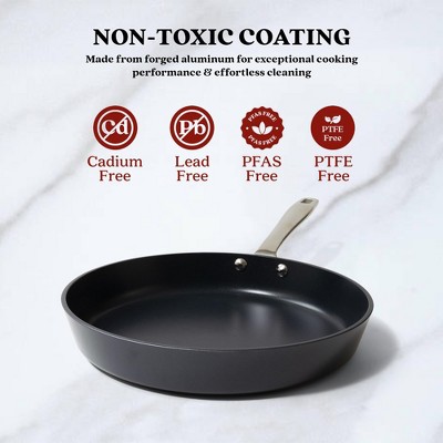 Alva Maestro 11" Black Aluminum Nonstick Ceramic Frying Pan