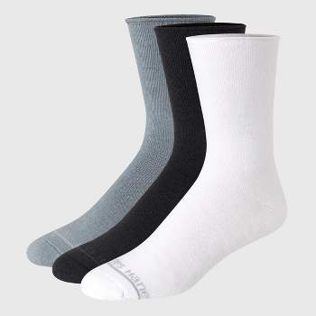Hanes Originals Premium Men's SuperSoft Crew Socks 3pk - 6-12