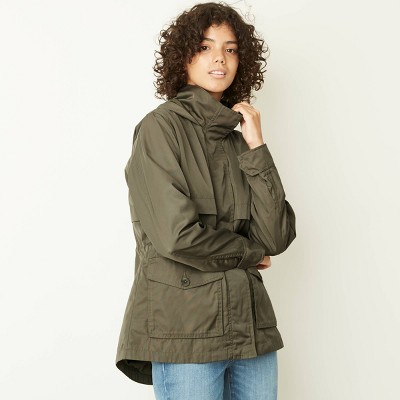 womens rain jacket with hood target