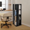 YIYIBYUS 4 Tiers Rotating Bookshelf, 360° Revolving Bookcase, Display Book Shelf - 3 of 4