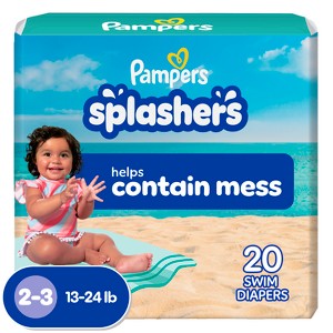 Pampers Splashers Disposable Swim Pants - (Select Size and Count) - 1 of 4