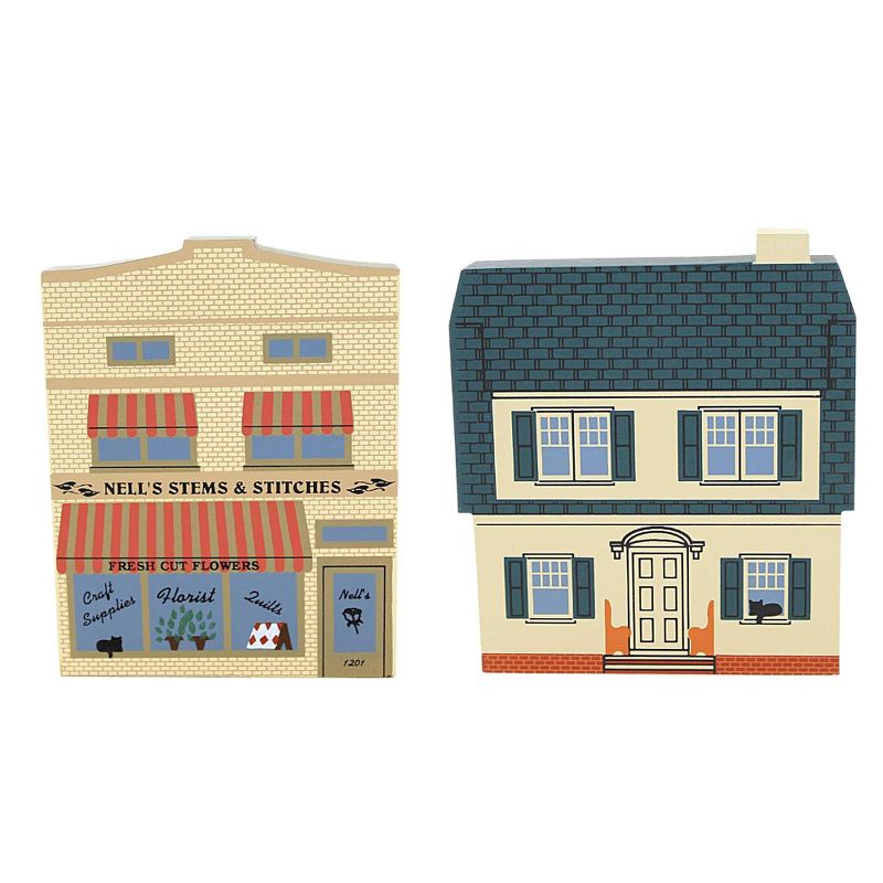 Cats Meow Village 6.0 Inch Series Viii Set / 10 Retired Series Viii 8 Village Buildings, 4 of 8